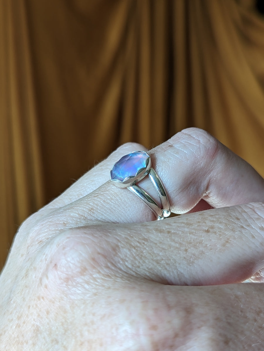Aura Opal Split Band Size 6