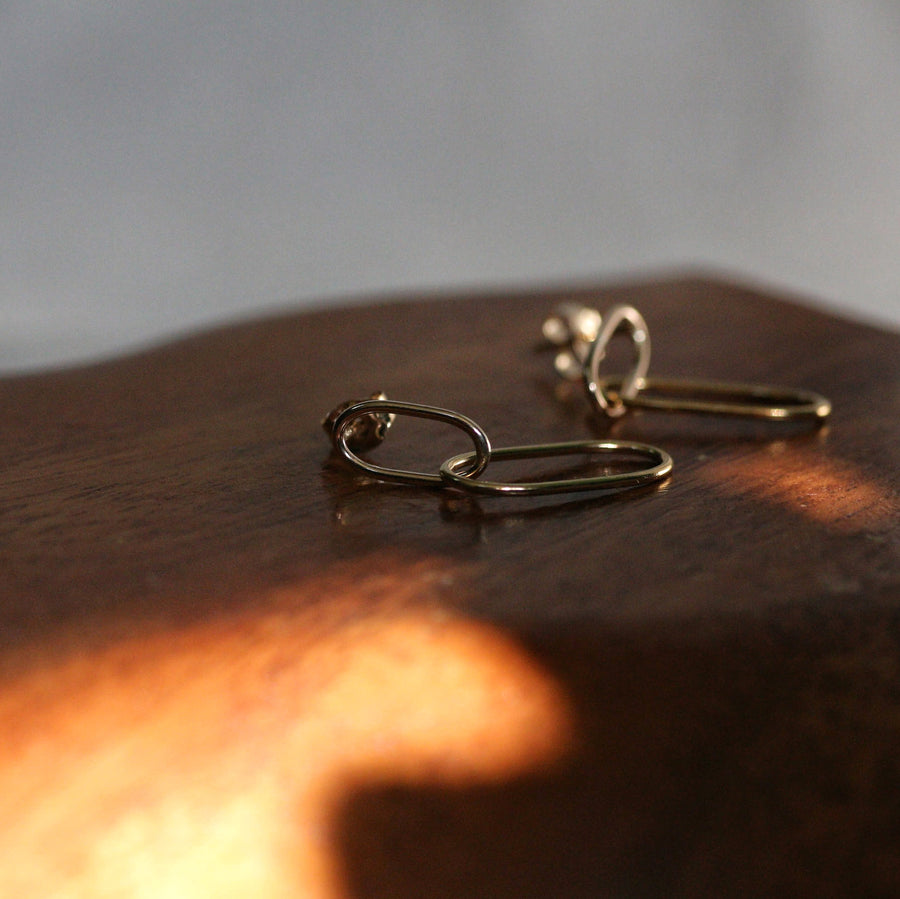 Oversized Chain Link Studs