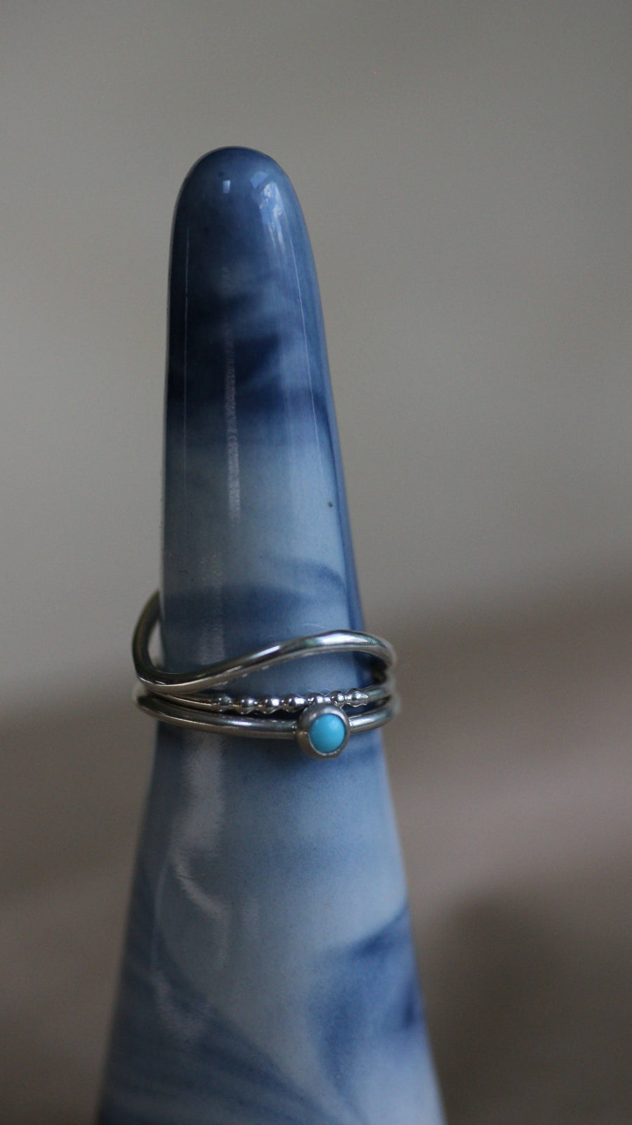 Turquoise Minimal Stacking Ring | 4mm