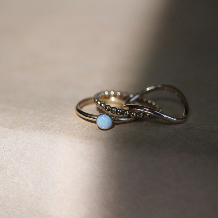 Opal Stacking Ring | 4mm