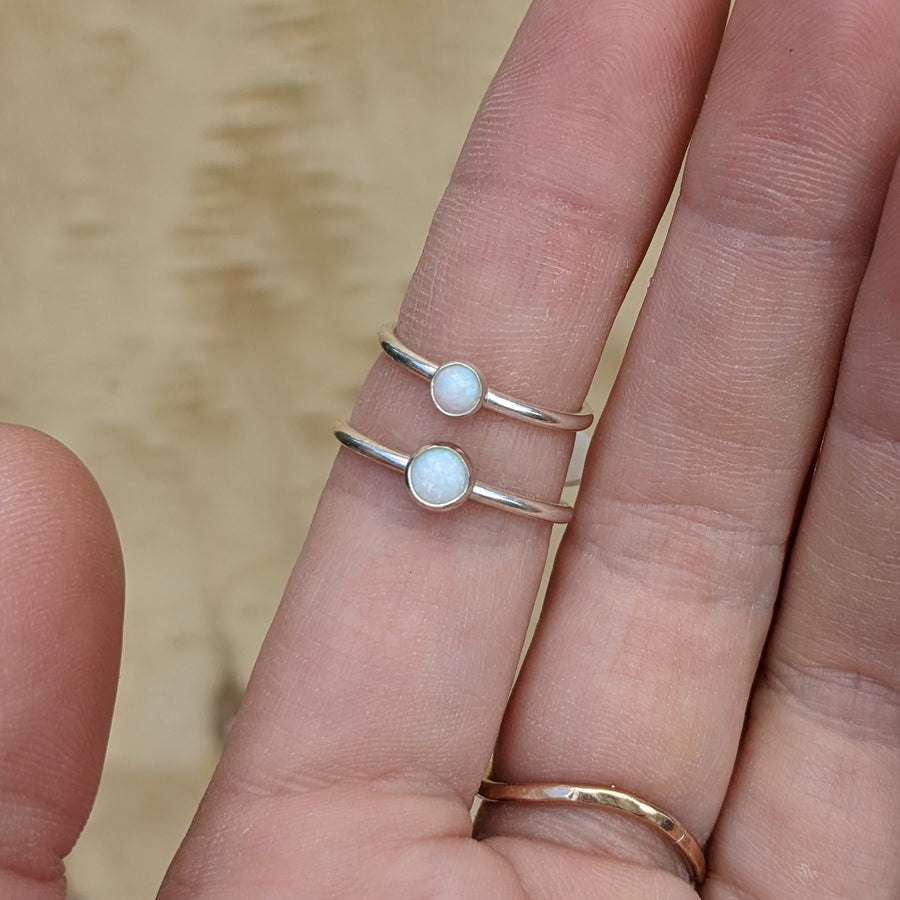 Opal Stacking Ring | 4mm